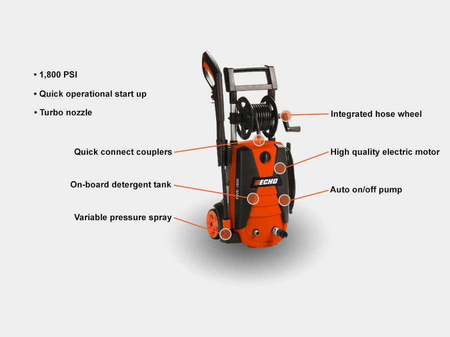 ECHO PWE-1800 - 1800PSI Pressure Washer